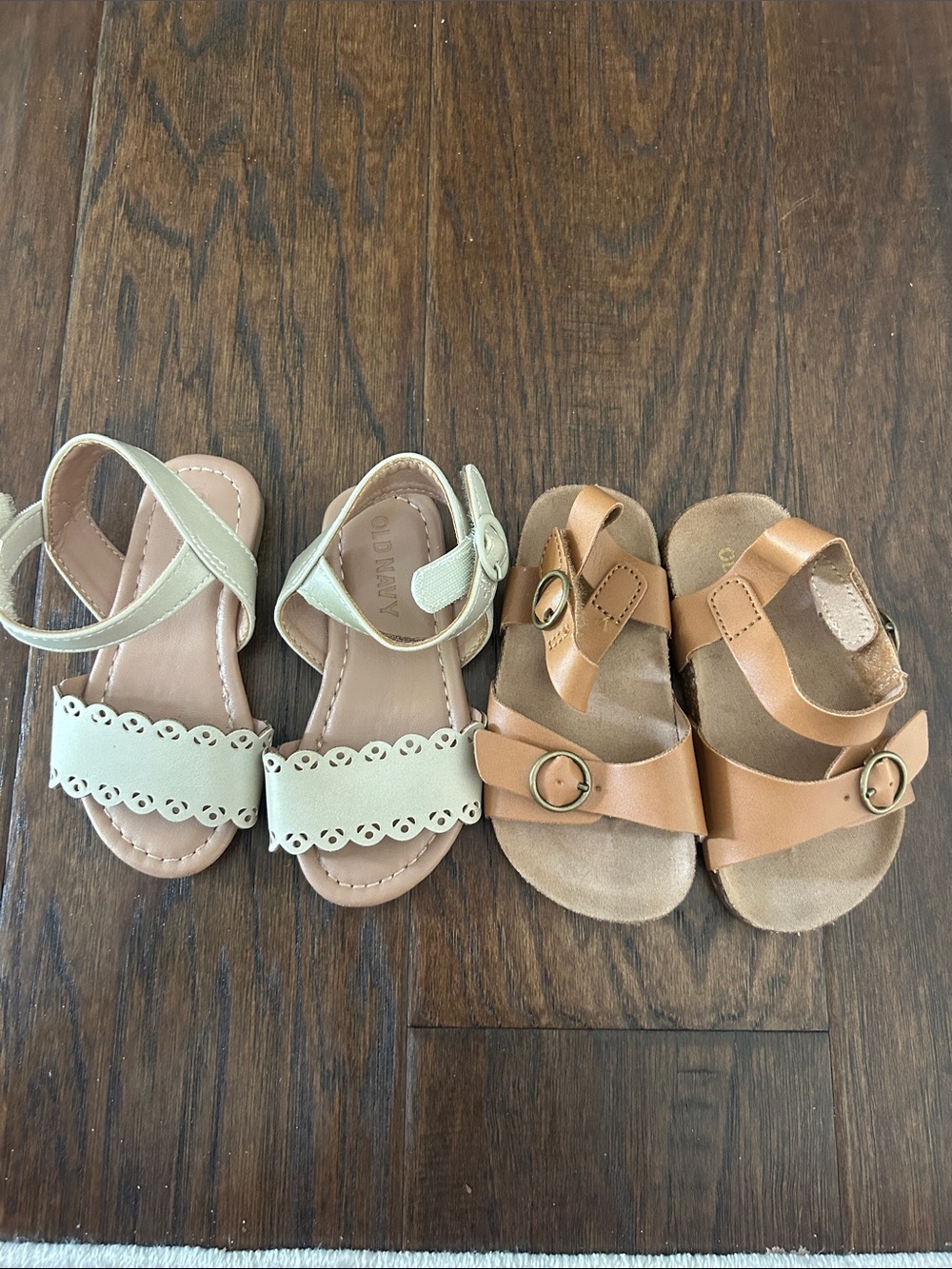 Two pair of size 5 sandals toddler